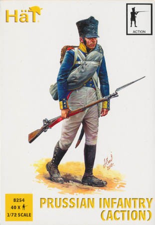 HAT 8254 Napoleonic Prussian Infantry Action 1/72