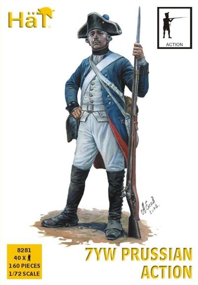 HAT 8281 7YW Prussian Infantry, Action 7 Years War