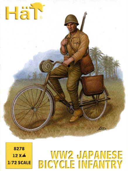 HAT 8278 WW2 Japanese Bicycle Infantry