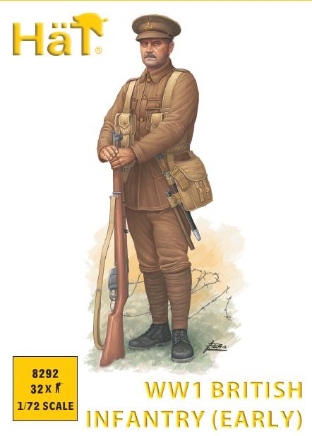 HAT 8292 World War I British Infantry (Early) 1/72