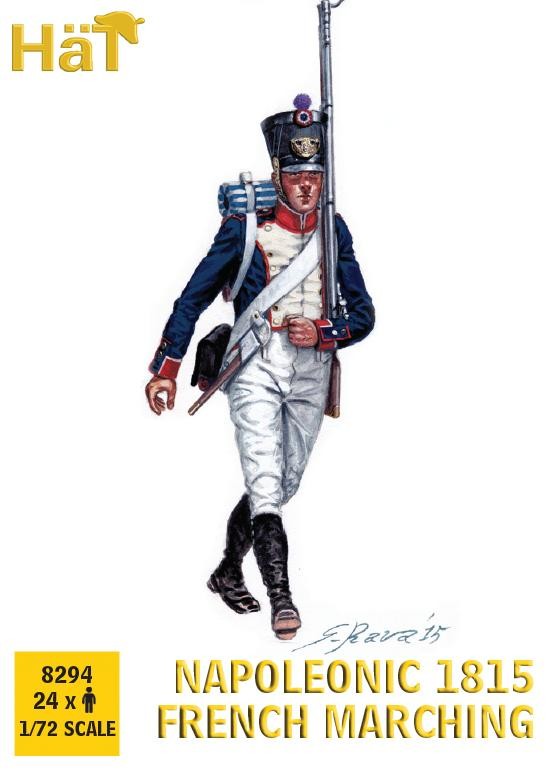 HAT 8294 1815 French Infantry Marching SCALA 1/72