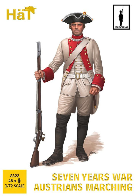 HAT 8322 Austrians Marching 7YW  1/72