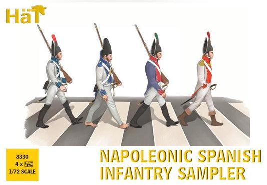 HAT 8330  1/72 NEW!!! Napoleonic Spanish Infantry Sampler