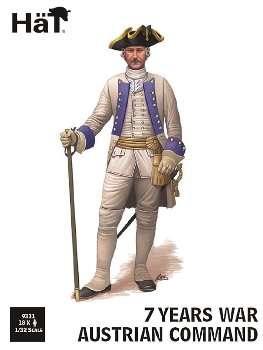 HAT 9331 7YW Austrian Infantry Command  1/32