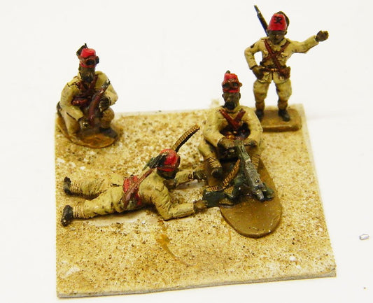 ITACOL109  EWM 1/72 Schwartzlose M 07/12 Machine Gun with Askari 4 crew