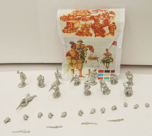 ITALCOL104 EWM TALIANI ASKARI 12 MAN INFANTRY SQUAD - COLONIALI  1/72