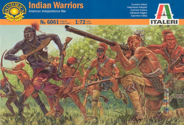 ITALERI 6061 American War of Independence Indian Warriors