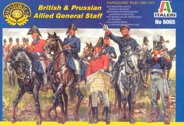 ITALERI 6065 Napoleonic British and Prussian Allied General Staff