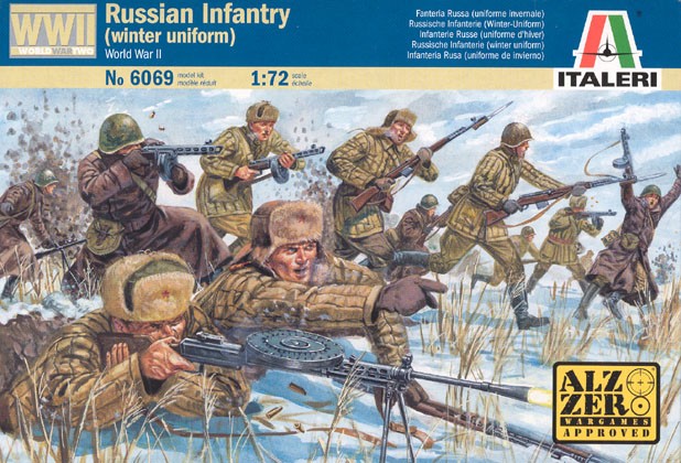 ITALERI 6069 World War II Russian Infantry (Winter Uniform)