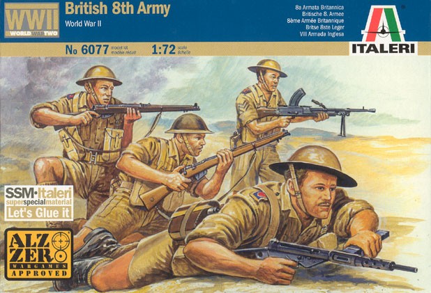 ITALERI 6077 World War II British 8th Army