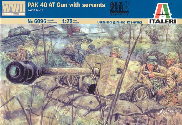 ITALERI 6096 PaK 40 AT Gun with Servants