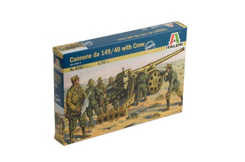 ITALERI 6165 WWII: Italian Cannone da 149/40 w/crew