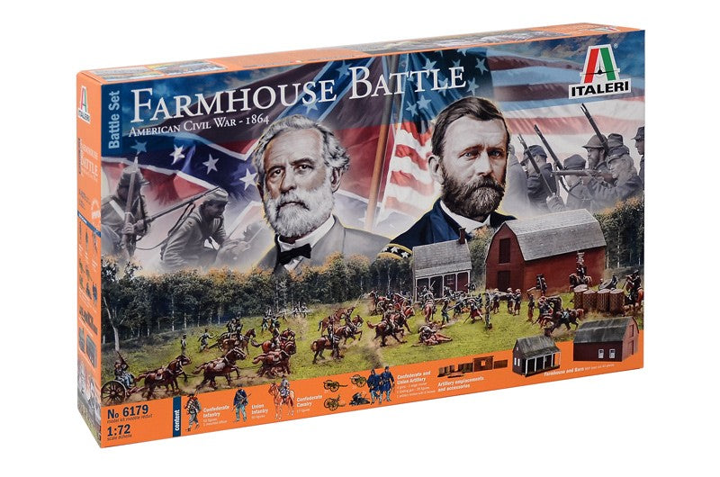 ITALERI 6179 Civil War Farmhouse Battle Set.
