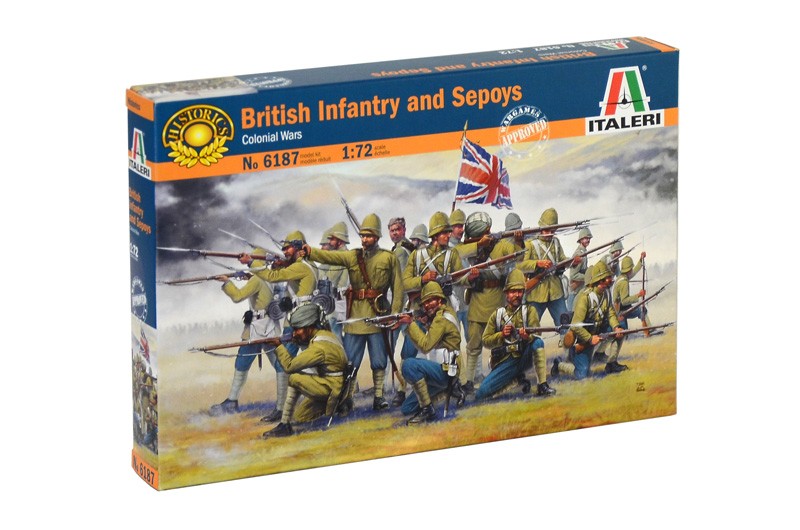 ITALERI 6187 British Infantry and Sepoys (Colonial wars) 1/72
