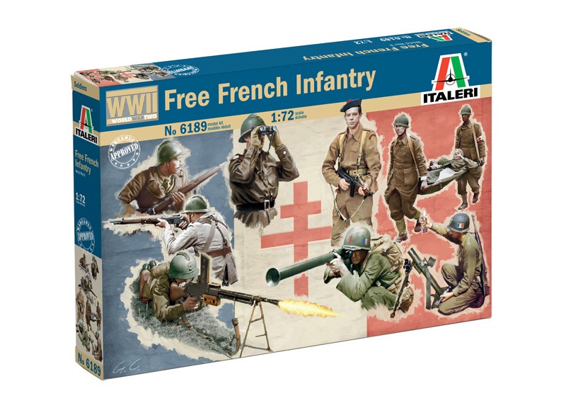 ITALERI 6189 Free French Infantry (WWII) 1/72