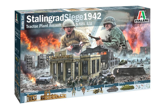 ITALERI 6193 Stalingrad Siege 1942 Tractor Plant Assault Battle Set 1/72