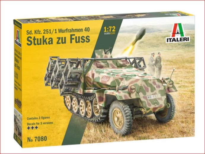 ITALERI 7080 Sd.Kfz. 251/1 “Stuka Zu Fuss" 1/72