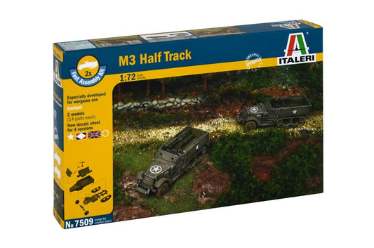 ITALERI 7509 M3 HALF TRACK FAST ASSEMBLY