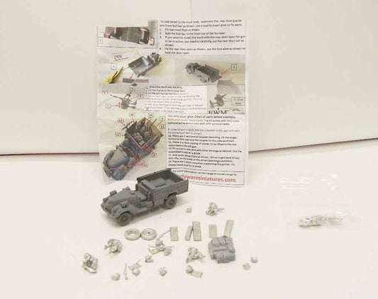 LRDG23 EWM EARLY WAR MINIATURES LRDG Chevrolet 1533 Breda 20mm 1/72