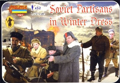 M084 STRELETS SCALA 1/72 SOVIET PARTISANS in winter dress