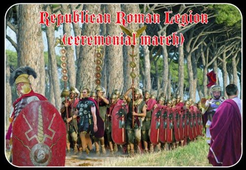 M102 STRELETS SCALA 1/72 Republican Roman Legion (ceremonial march)