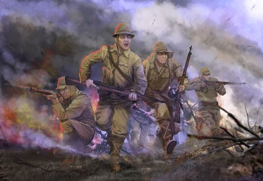 M128 STRELETS SCALA 1/72 Imperial Japanese Army in Attack (WWI)