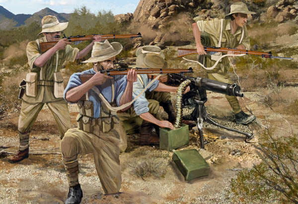 M131 STRELETS SCALA 1/72  Australian Camel Corps Dismounted WWI