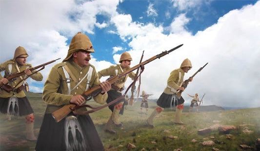 M139 STRELETS 1/72 Highlanders in Attack 1899-1902 Anglo-Boer War