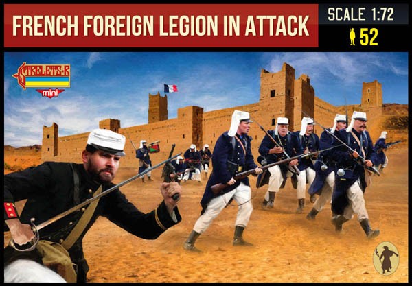 M147 STRELETS French Foreign Legion in Attack 1/72