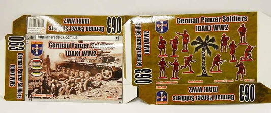 ORION 72063 GERMAN PANZER SOLDIERS DAK WW2 1/72