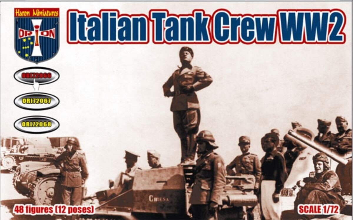 ORION 72066 ITALIAN TANK CREW WW2  (WWII) 1/72