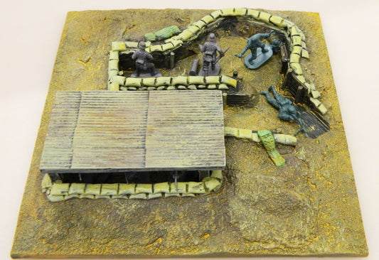 PKCX6508 CONFLIX COMMAND BUNKER WITH ROOF  15 - 1/72 SCALE