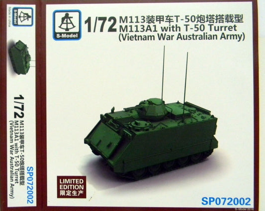 SP720002 S-MODEL M113A1 WITH T-50 TURRET  – Vehicles - 1/72 Scale 1 CARRO