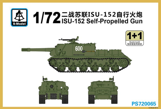 PS720065 S-MODEL 1/72 ISU-152SELF-PROPELLED GUN 2 CARRI