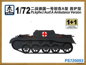 PS720093 S-MODEL 1/72 1/72 Pz.Kpfw.I Ausf.A Ambulance Version 2 MEZZI