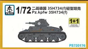 PS720176 S-MODEL Pz.Kpfw. 35H734(f) 1/72 scale (1+1)2 CARRI