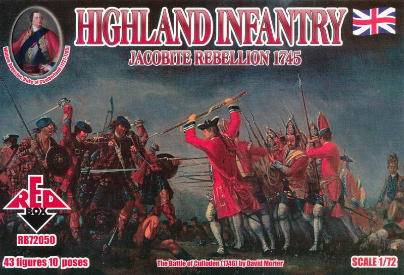 REDBOX 72050 Jacobite Rebellion Highland Infantry