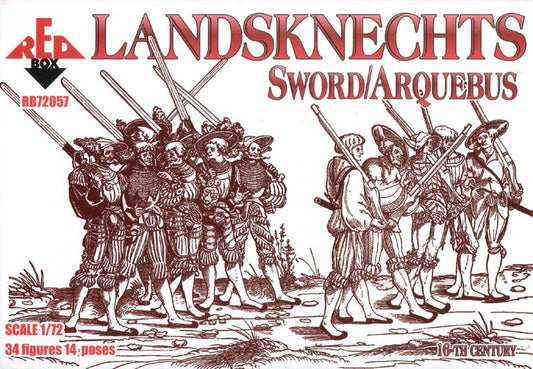 REDBOX 72057 Landsknechts (Sword/Arquebus)
