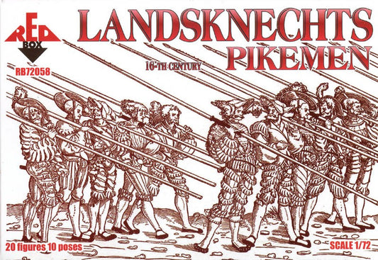 REDBOX 72058 Landsknechts (Pikemen)
