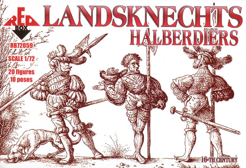 REDBOX 72059 Landsknechts (Halberdiers)