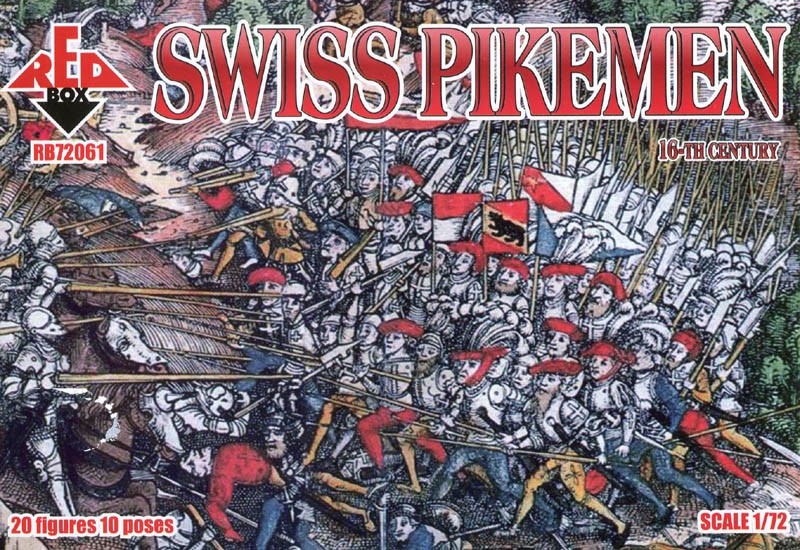 REDBOX 72061 16th Century Swiss Pikemen