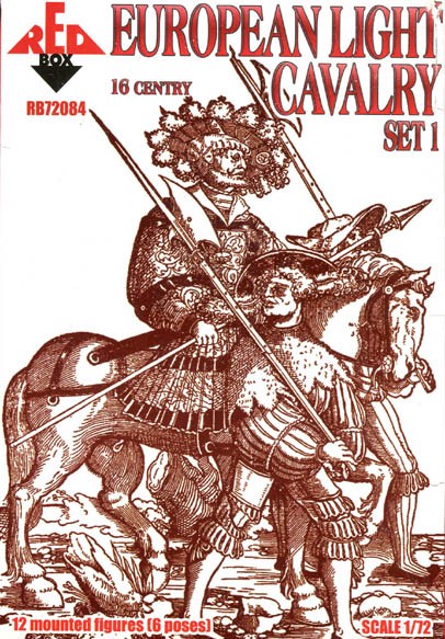 REDBOX 72084 European Light Cavalry, 16th Century Set 1