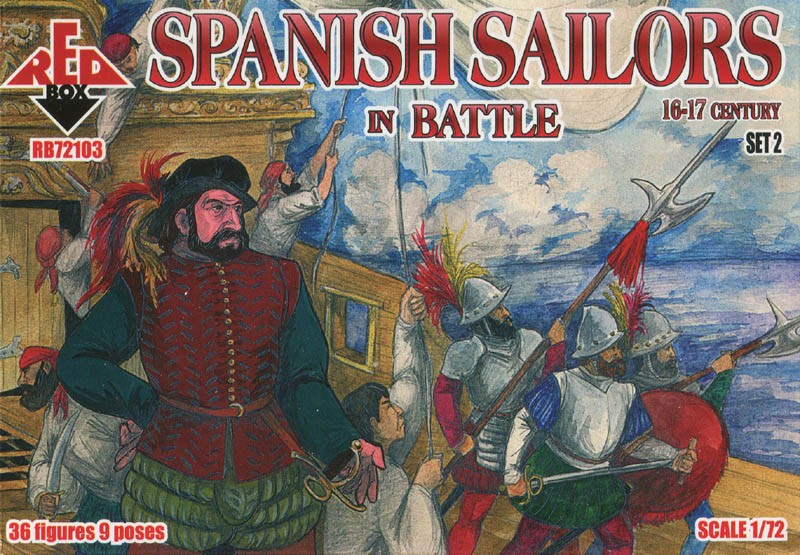 REDBOX 72103  Spanish Sailors In Battle Set 2