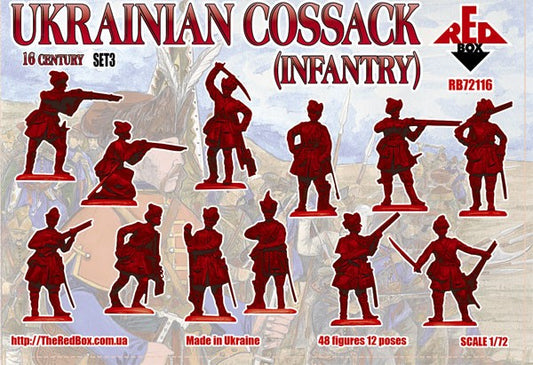 REDBOX 72116 Ukrainian cossack infantry. 16 cent. Set 3