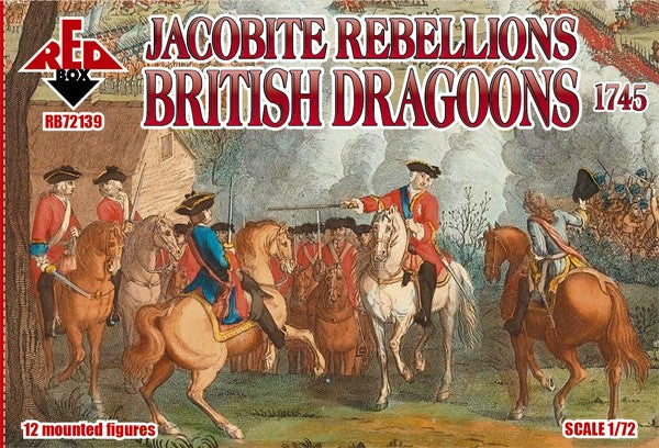 REDBOX 72139 Jacobite Rebellion. British Dragoons 1745 1/72