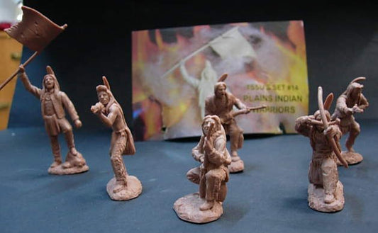 TSSD SET14  PLAINS INDIAN WARRIORS 1/32 scale