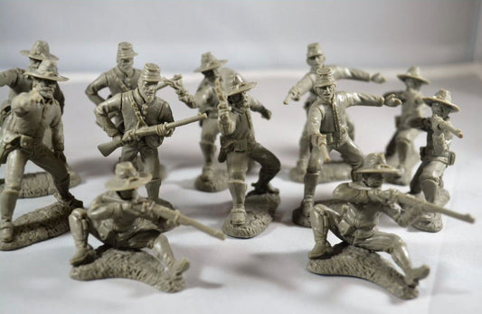 TSSD SET15C DISMOUNTED CAVALRY GRAY  - 1/32 scale