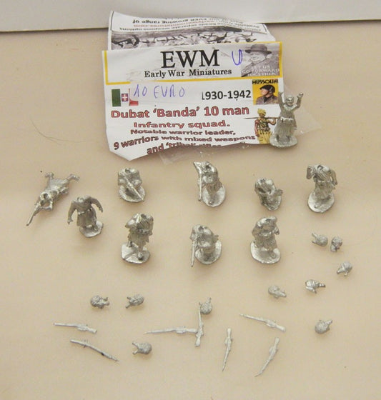 U0 EWM 1/72 Dubat Banda 10 man infantry Squad