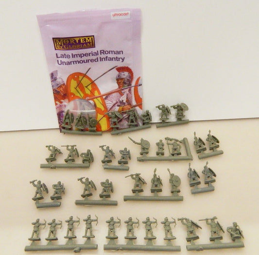 UMEG006 Mortem et Gloriam LATE IMPERIAL ROMAN UNARMORED INFANTRY  ULTRACAST 15MM