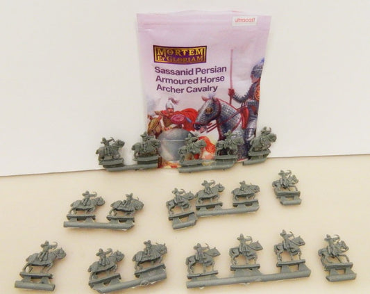 UMEG015 Mortem et Gloriam Sassanid Armoured Horse Archer Cavalry 15MM
